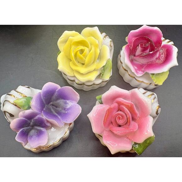 Vintage Porcelain Candlestick Holders Andrea By Sadek #23 of 307 Made In Japan - Picture 5 of 8